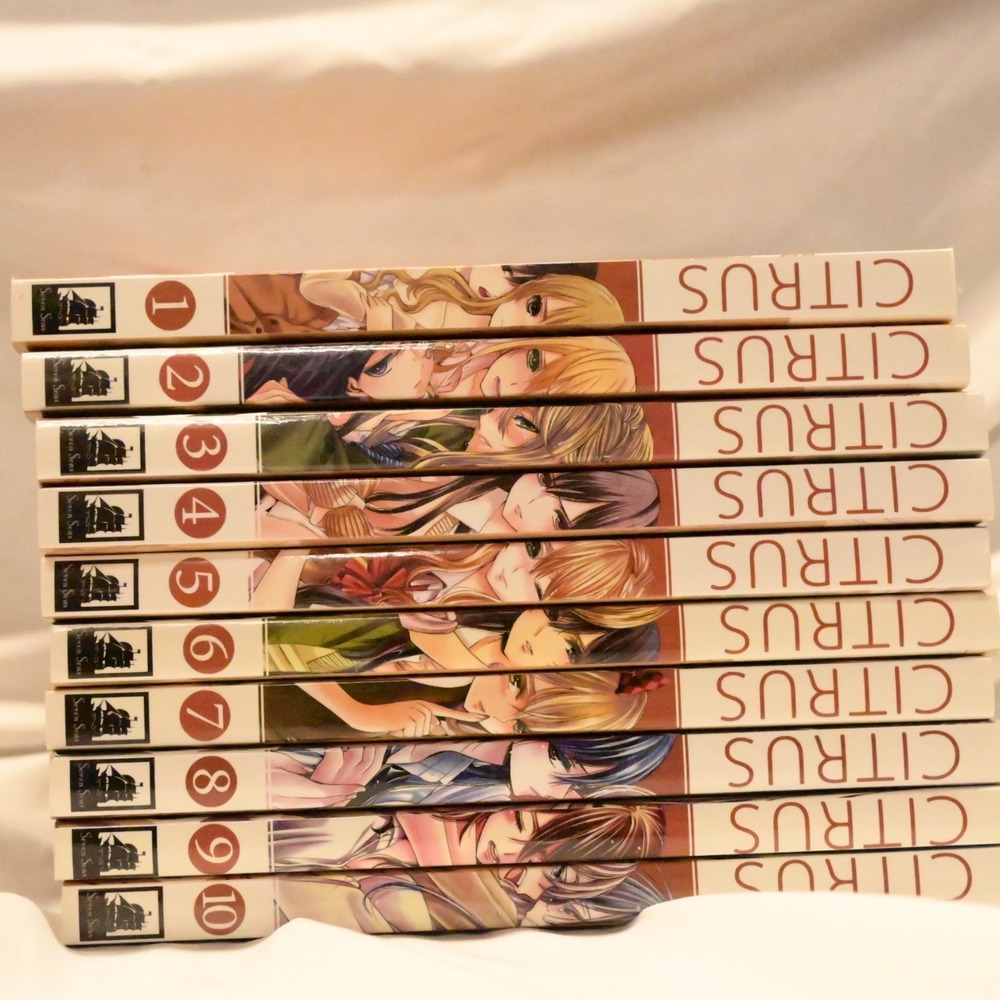 Citrus Manga Complete Original Series Volumes 1-10 OOP 1st Edition